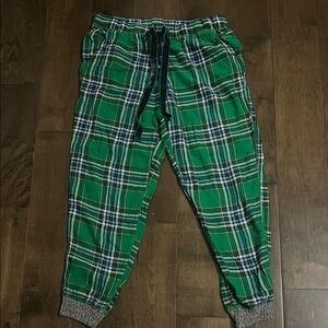 Green Plaid Pajama Pants by aerie